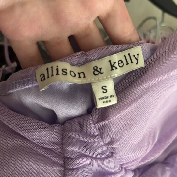 Allison and Kelly Purple Mini Dress - Picture 4 of 4